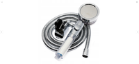 Zestaw prysznicowy ECO START STOP słuchawka 1F + wąż stalowy 150–180 cm
