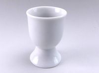 kieliszek  ceramiczny na jajka  5 x 7cm biała porcelana