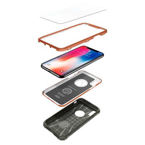 SPIGEN PRO GUARD Apple iPhone X - ARMY GREEN na Arena.pl