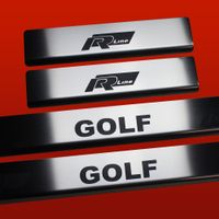 Listwa progowa VOLKSWAGEN GOLF MK7 GOLF RLINE Stal nierdzewna 304 mat z cza