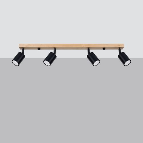 Plafon VERDO 4 czarny na Arena.pl