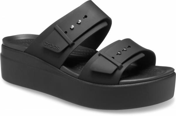 Damskie Buty Sandały Platforma Crocs Brooklyn 207431 Low Wedge 37-38 zdjęcie 1