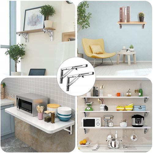 TRÓJKĄTNE ZAWIAS KĄTOWNIK SKŁADANY WSPORNIK POD STÓŁ BLAT DLA DOMU na Arena.pl