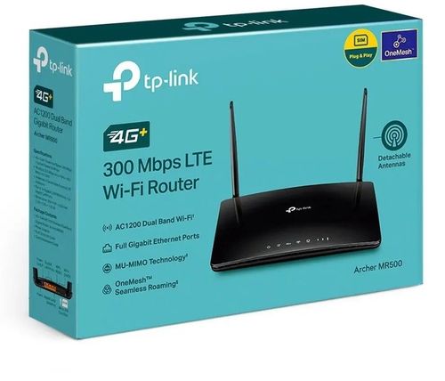 Router na kartę SIM Wi-Fi TP-Link MR500 AC1200 MU-MIMO OneMesh LTE CAT6 na Arena.pl