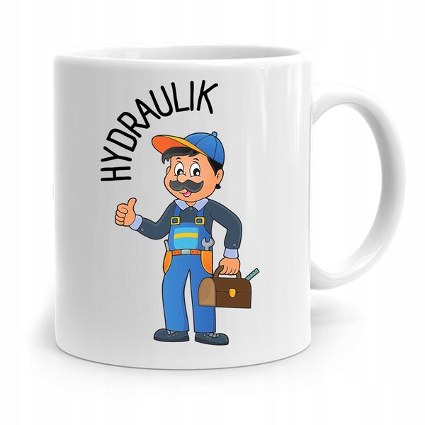 Kubek Prezent Dla Hydraulika Hydraulik Z Nadrukiem Ze Zdjęciem zdjęcie 1