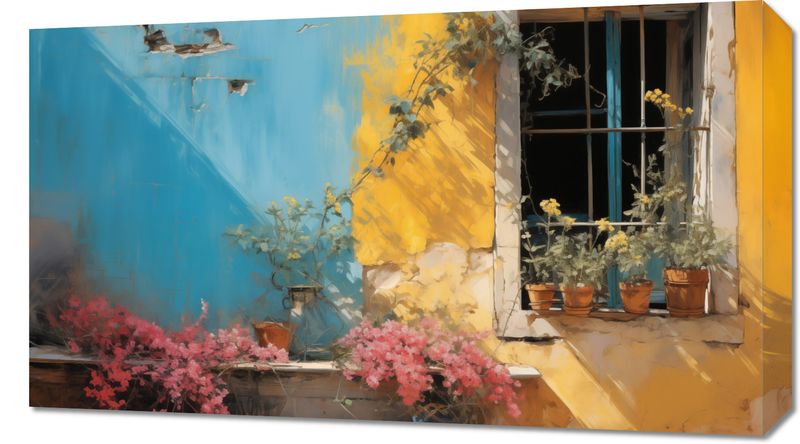 Obraz 70x40cm Słoneczna Ulica zdjęcie 1