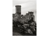 40X60CM ZAMEK OGRODZIEŃCU OBRAZ