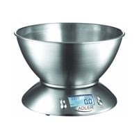 ADLER WAGA KUCHENNA ELEKTRONICZNA 5KG MISA 2L TARA TIMER DOKŁADNOSĆ 1G 3134