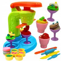 ZESTAW Ciastolina masa plastyczna PLAY PLASTELINA WYCISKARKA