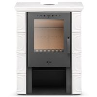 PIEC KAFLOWY kominek koza stalowy wkład ELDUR IVORY