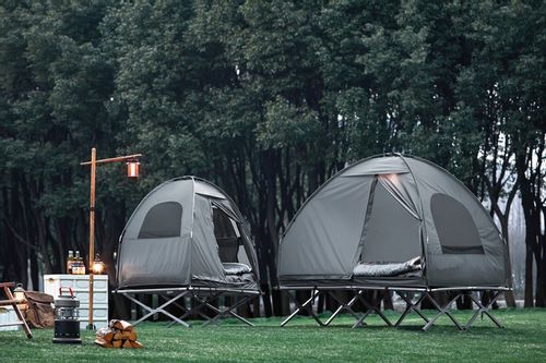 SoBuy Namiot Wodoodporny Leżak 1 Osoby Kempingowy Turystyczny OGS32-HG na Arena.pl