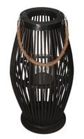 LAMPION BAMBUSOWY RATTANOWY LATARNIA 70 CM CZARNY
