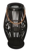 LAMPION BAMBUSOWY RATTANOWY LATARNIA 70 CM CZARNY