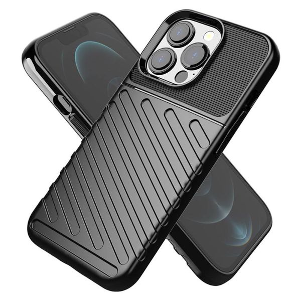Etui Iphone 13 Pro Pancerne Thunder Czarne zdjęcie 2