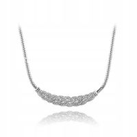 Naszyjnik Cyrkonie Złoty Celebrytka Czoker Szeroki