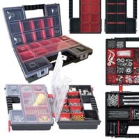 Organizer narzędziowy, warsztatowy NORD12DUO Walizka na śrubki do garażu