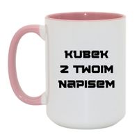 Duży Biało-Różowy 450 ml