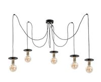 Lampa wisząca 5xE27 SATURN BLACK