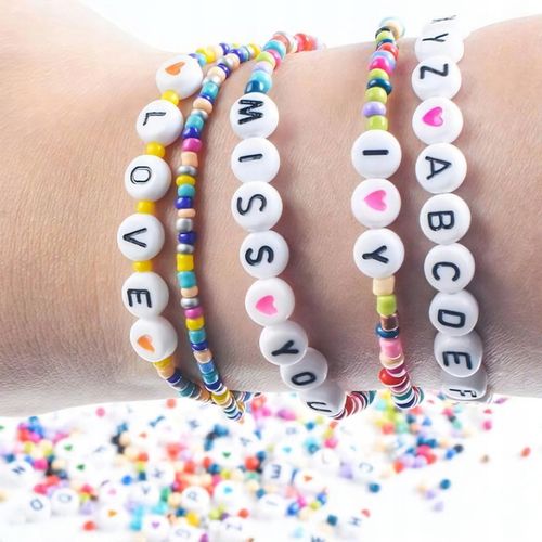 Zestaw Do Robienia Bransoletek Koraliki Do Robienia Bransoletek 12 000 SZT na Arena.pl