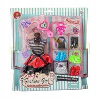 SUKIENKA Z AKCESORIAMI DLA LALEK  0851