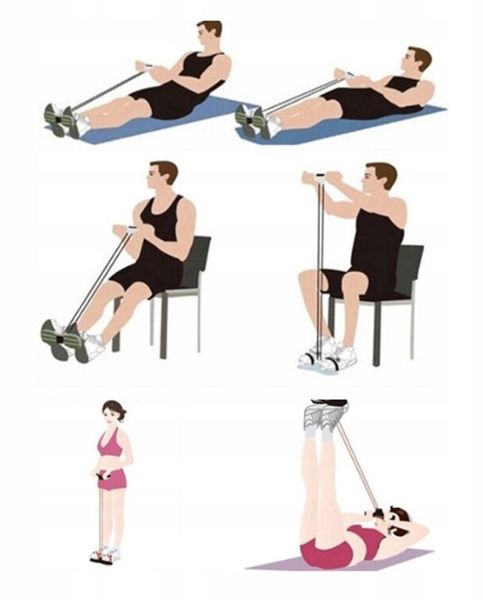 Ekspander sprężynowy do ćwiczeń zdjęcie 7