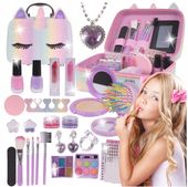 KUFEREK KOSMETYKÓW DO MAKIJAŻU PAZNOKCI MAKE UP PRAWDZIWE KOSMETYKI