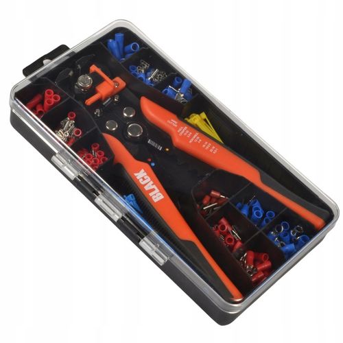 ZESTAW AUTOMATYCZNY ŚCIĄGACZ IZOLACJI KABLI ZACISKARKA PRZEWODÓW 5W1 BLACK na Arena.pl