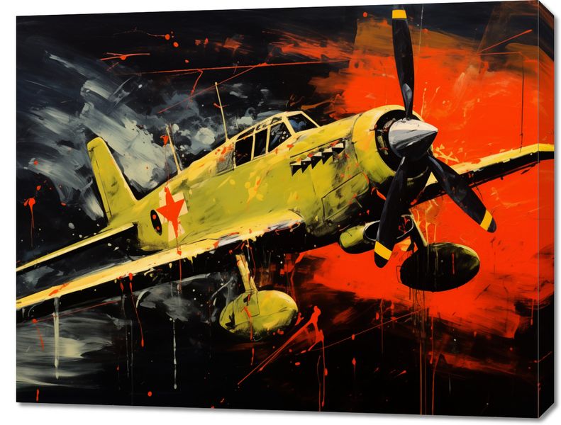 Obraz 90x70cm Barwny Przelot zdjęcie 1