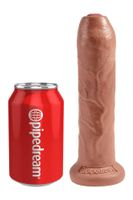 dildo realistyczne king cock nieobritzane 18 cm opalony