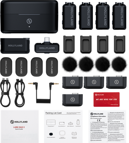 Hollyland LARK MAX 2 Combo 4-Person Version with Camera RX + USB-C RX na Arena.pl