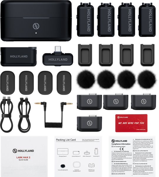 Hollyland LARK MAX 2 Combo 4-Person Version with Camera RX + USB-C RX zdjęcie 2