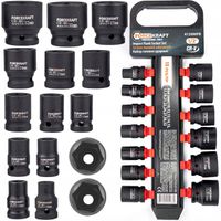 ZESTAW NASADEK UDAROWYCH 8-32 1/2" NASADKI UDAROWE 13 ELEMENTÓW UCHWYT