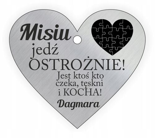 Zawieszka BRELOK do AUTA samochodu na prezent na Arena.pl