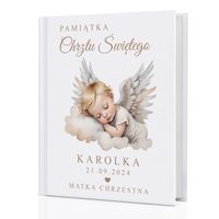 Prezent na Chrzest Pamiątka Chrztu Bajki Personalizacja KSIĘGA BAŚNI DZIECI