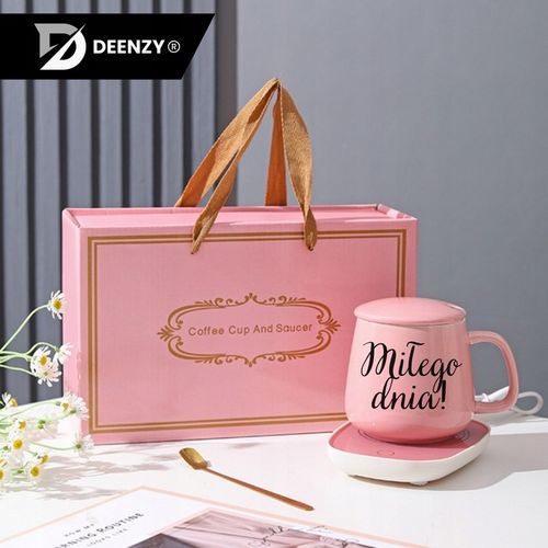 PODGRZEWACZ DO KUBKA KAWY HERBATY ZESTAW 5w1 Kubek z Podgrzewaczem + na Arena.pl