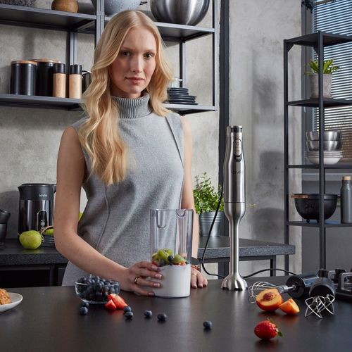 BLENDER RĘCZNY mikser wielofunkcyjny MOCNY malakser TYTANOWE OSTRZA na Arena.pl