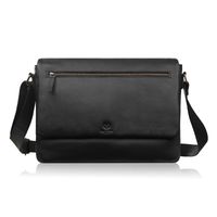 torba męska skórzana na ramię na laptopa czarna paolo peruzzi im-03-bl