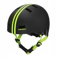 Kask Rowerowy Dziecięcy Cairbull C-06 GENIO S Czarno-Limonkowy