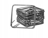 Strzemiona zbrojeniowe 18x18 fi 6mm, żebrowane CNC - 100 sztuk