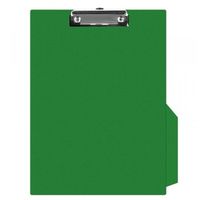 clipboard q-connect a4 z klipsem zielony 2998
