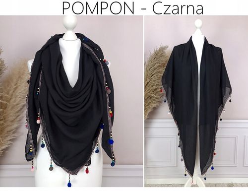 PAREO CHUSTA PLAŻOWA FRĘDZLE narzutka BOHO KOLORY na Arena.pl