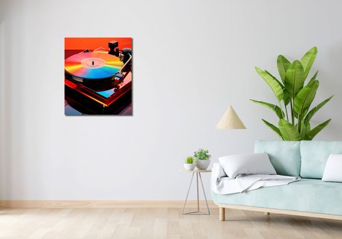 Obraz 60x70cm Wibracje Retro Winyli na Arena.pl