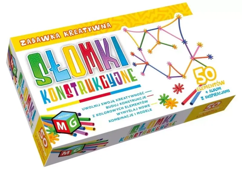 Słomki konstrukcyjne 50 elementów zdjęcie 1