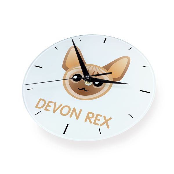 Devon Rex zegar z kotem Art-Dog zdjęcie 2