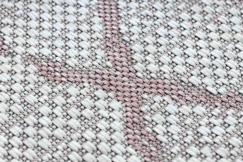 RUG/LU/VINEA/GRID/CREAM+POWDERPINK/120x170 na Arena.pl