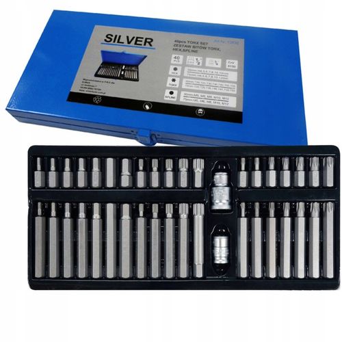 ZESTAW BITÓW KLUCZY IMBUS SPLINE TORX 40 el BITY na Arena.pl
