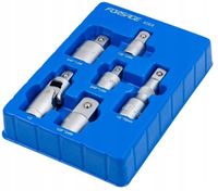 Redukcje udarowe do nasadek klucza 3/4 1/2 3/8 1/4 + PRZEGUB + PRZEDŁUŻKA