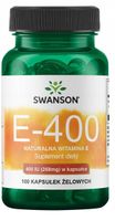 SWANSON Witamina E 400IU NATURALNA 100 kaps.