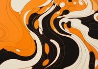 Plakat 42x29,7cm Tańczący Atrament