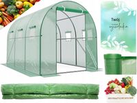 FOLIA ZAMIENNA TUNEL FOLIOWY OGRODOWY SZKLARNIA POSZYCIE 3x2x2m 6m² UV-4